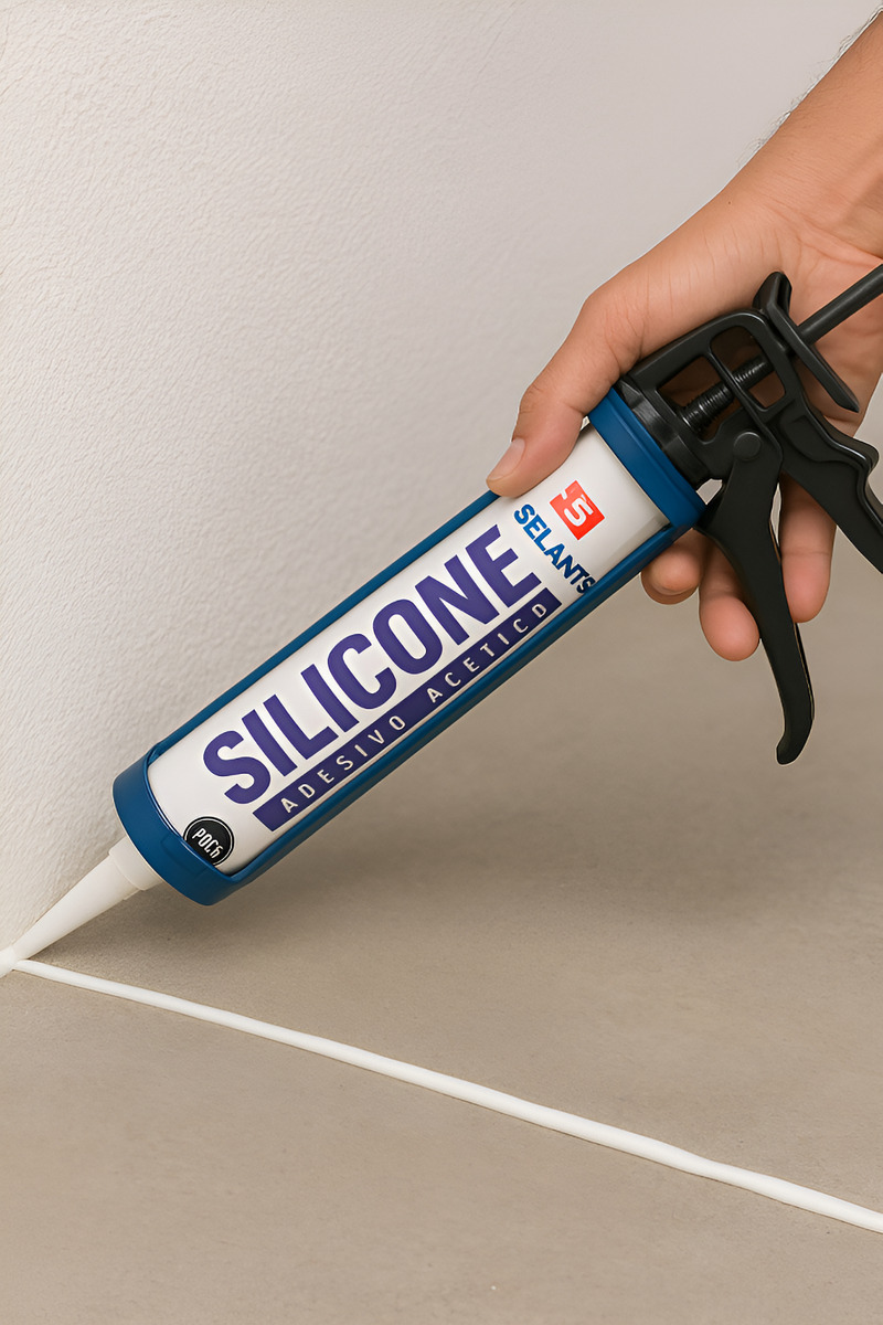 Silicone Adesivo Acético Sa-300 Só Selantes - 260g Branco - Imagem 3