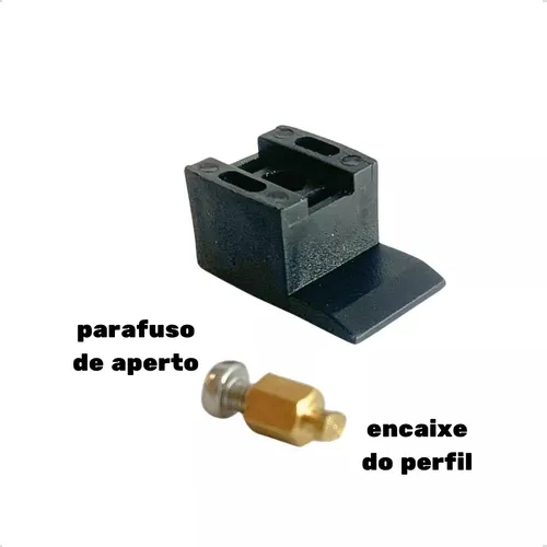 Batedor Limitador Inf. C/ Parafuso Box Vidro Temperado 6 Uni - Imagem 4