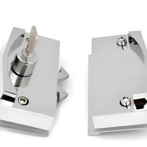 Fechadura Para Porta De Vidro De Correr Blindex Cromado