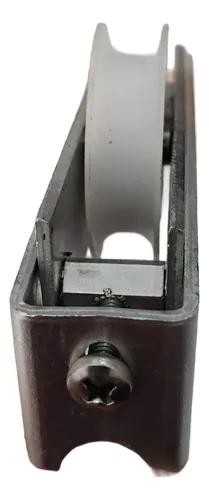 Roldana Simples Côncava Porta Correr Suprema 100kg 2 Pçs - Imagem 3