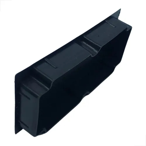 Tampa Plástica Para Tubo Alumínio 4x2 (100x50mm) 10 Unidades - Imagem 2
