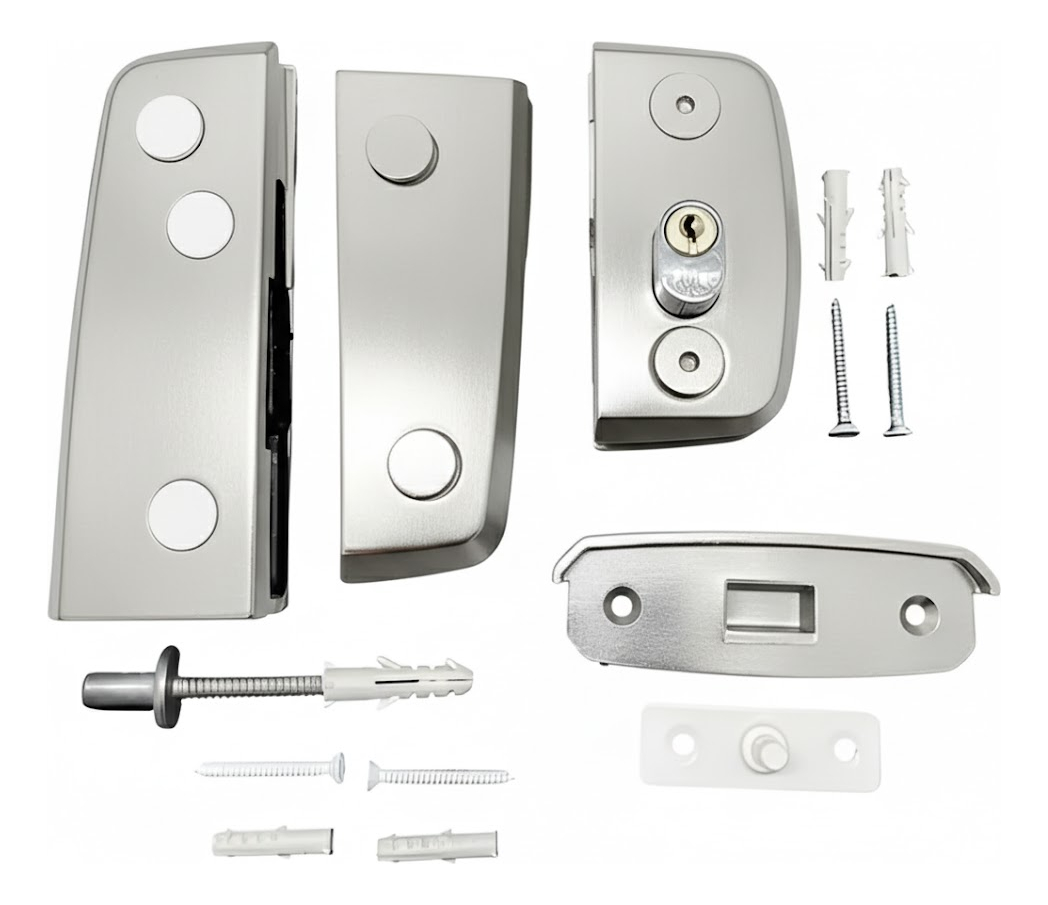 Kit 01 Porta De Giro Simples Instalação Porta De Vidro V/a - Imagem 6