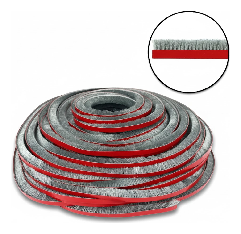 Escova Para Vedação Adesiva 7x5mm 10 Metros - Imagem 7